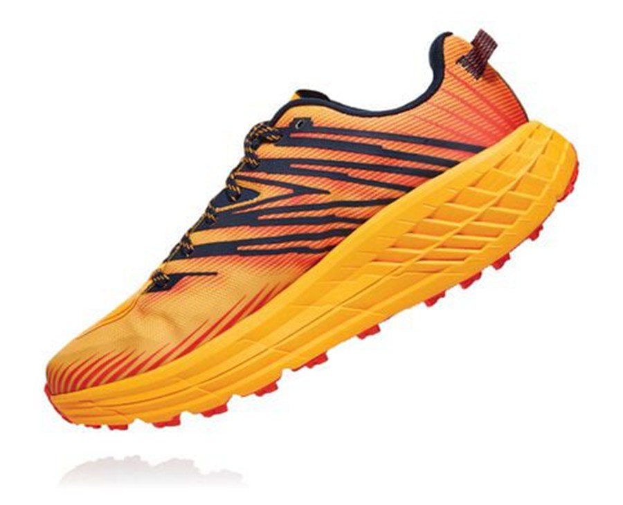 Hoka One One Trainers Mens Orange - Speedgoat 4 - 51936YFOH